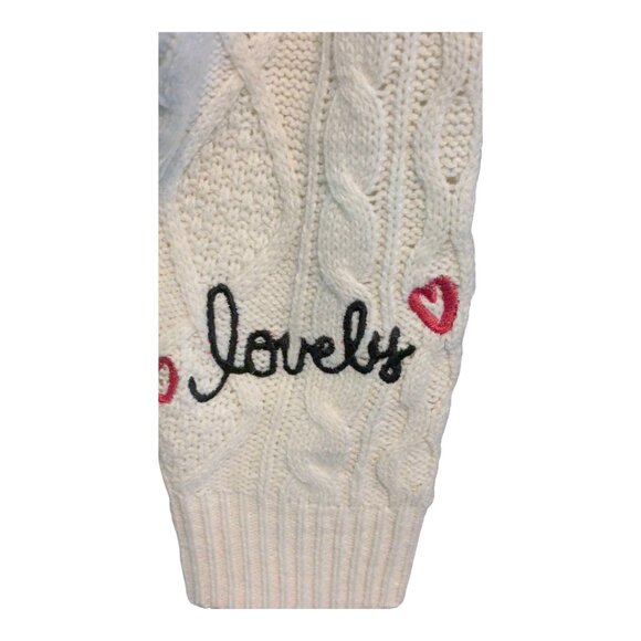 Forever 21 cream cable-knit cardigan - NWT - size Small - Picture 3 of 3